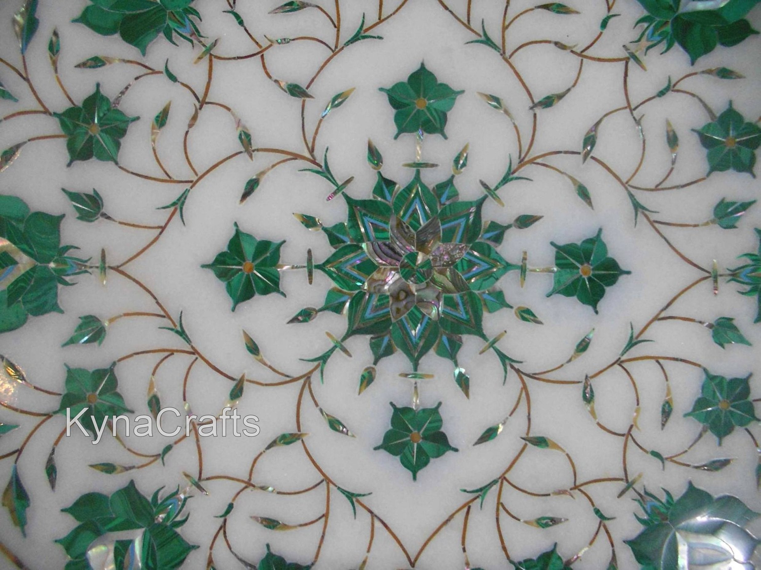 Abalone Shell Table Top, Inlaid Table Top