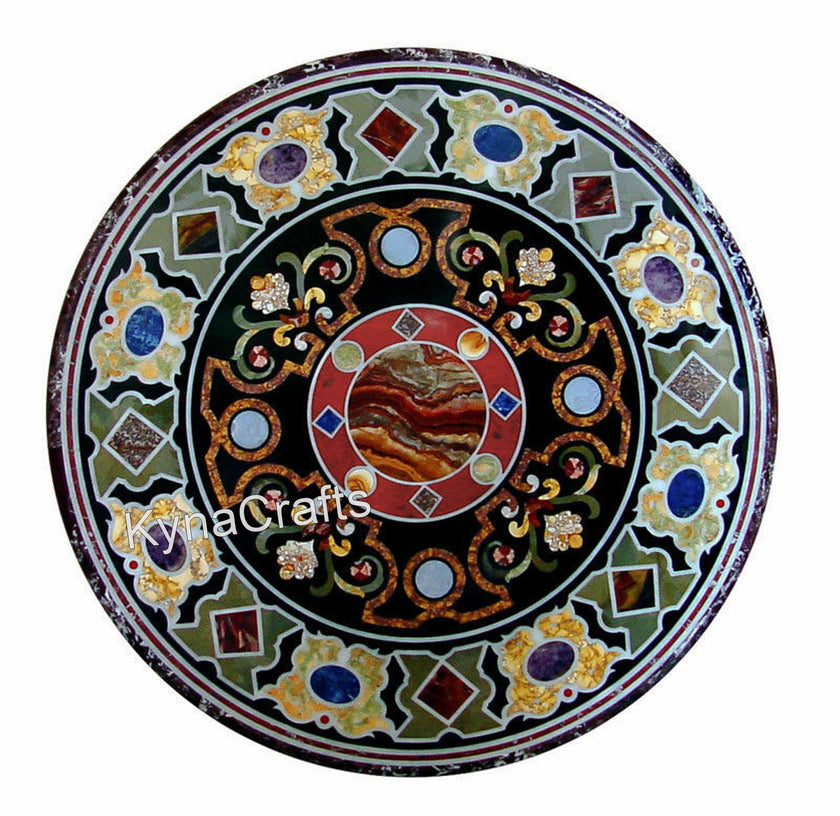 Round Table Top, Black Table Top, Royal Look Table Top