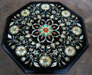 Black Marble Table , Handmade Table Top, Side Decor Table 