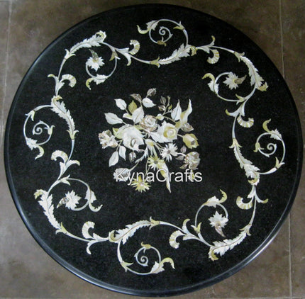 Round Table Top, Handmade Table Top, Inlaid Table Top 