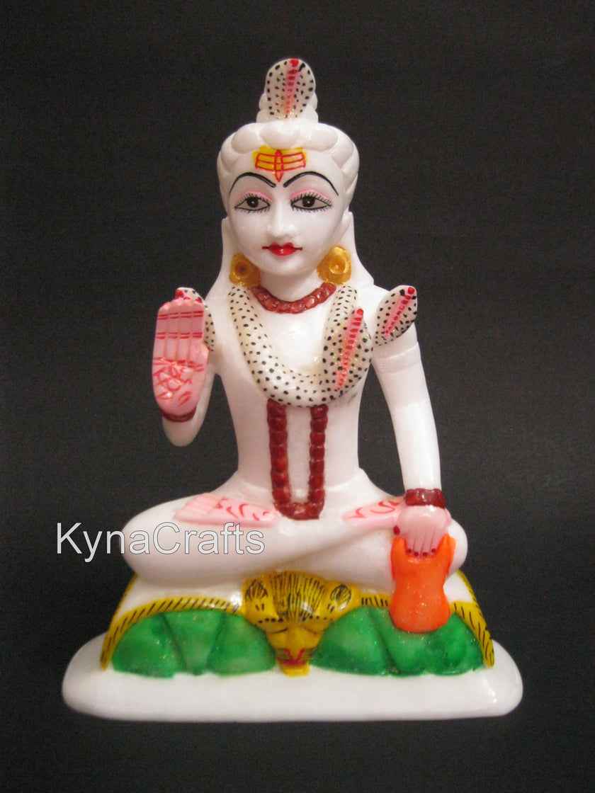 Bhole Nath Statue , Handmade Marble Shiva Statue 